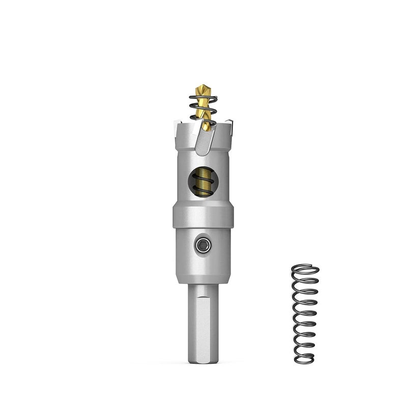 GSTK Upgrade Heavy Duty Carbide Hole Saw,Metal Steel Hole Saw Drill Bit,TCT Hole Cutter-Alloy Hardness Upgrade, Life Upgrade,Use for Stainless Steel, mild Steel, Iron, Copper,etc (19mm|3/4") - Image 1